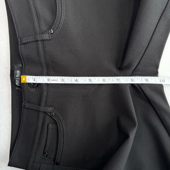 White House Black Market The Slim‎ Ponte 0 Short Black Back Seam Jeans Casual - Picture 9 of 14